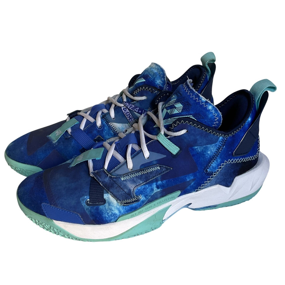 Nike Jordan Why Not Zer0.4 Men’s Size 10 Blue Russell Westbrook Basketball Shoes